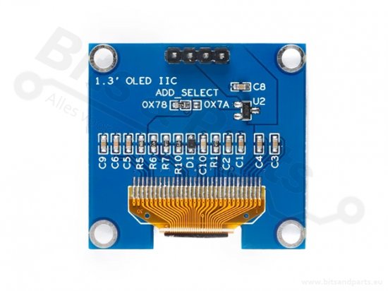 Display OLED 128x64 1.3 Inch I2C White